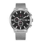 Men's Esq0224 Stainless Steel Chronograph Watch, Mesh Bracelet, Date Window