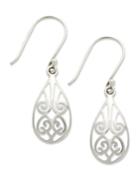 Giani Bernini Filigree Teardrop Earrings In 18k Gold Over Sterling Silver And Or Sterling Silver