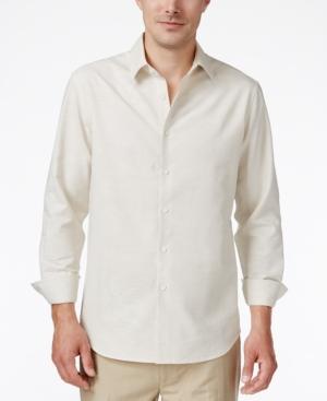 Tasso Elba Men's Print Long-sleeve Shirt, Only At Macy's