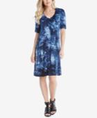 Karen Kane Tie-dyed T-shirtdress