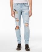 Guess Men's Slim-fit Tapered Deconstructed Jeans