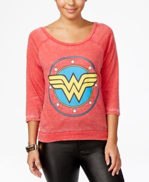 Warner Bros Juniors' Wonder Woman Vintage Graphic T-shirt