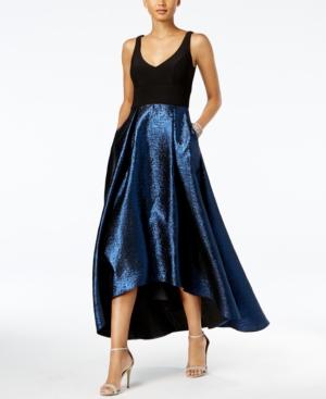 Xscape High-low Taffeta Gown