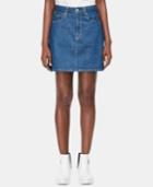 Calvin Klein Jeans Cotton Denim Mini Skirt