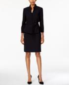 Tahari Asl Tie-front Skirt Suit