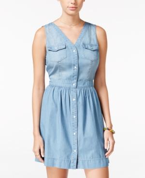 American Rag Snap-front Chambray Dress, Only At Macy's