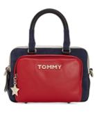 Tommy Hilfiger Corporate Highlight Leather & Suede Satchel