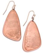 Inc International Concepts Gold-tone Taupe Drop Earrings, Only At Macy's