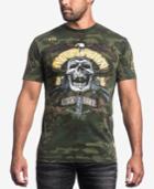 Affliction Men's Commando Camouflage Graphic-print Logo T-shirt