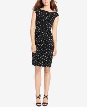 American Living Polka-dot-print Sheath Dress