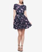 Fame And Partners Printed Fit & Flare Dress