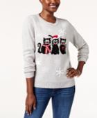 Karen Scott Cats Holiday Sweater, Created For Macy's