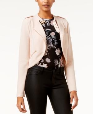 Material Girl Juniors' Cropped Military Jacket, Only At Macy's