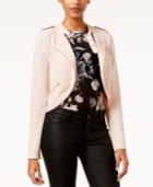 Material Girl Juniors' Cropped Military Jacket, Only At Macy's