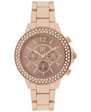 Inc International Concepts Women's Chronograph Gold-tone/rose Gold-tone Bracelet Watch 36mm In023rg, Created For Macy's