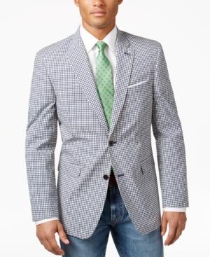 Tommy Hilfiger Seersucker Gingham Classic-fit Sport Coat