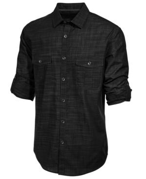 Alfani Men's Warren Long Sleeve Shirt, Created For Macy's