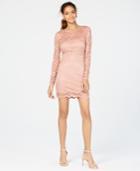 Speechless Juniors' Long-sleeve Lace Dress, Created For Macy's