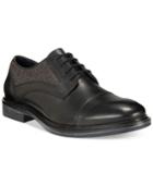 Alfani Men's Morris Mixed Media Cap Toe Oxfords, Only At Macy's Men's Shoes