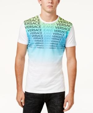 Versace Jeans Men's Ombre Logo-graphic T-shirt