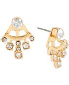 Linc Gold-tone Crystal Ear Jackets