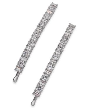 Danori Silver-tone 2-pc. Crystal Bobby Pin