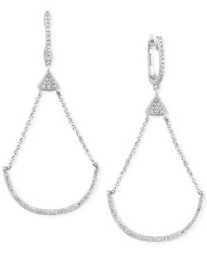 Geo By Effy Diamond Drop Earrings (3/8 Ct. T.w.) In 14k White Gold