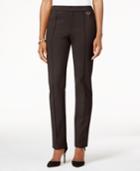 Charter Club Ponte Slim-leg Pants, Only At Macy's