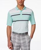 Greg Norman For Tasso Elba Men's Colorblocked Striped Performance Polo, Only At Macy's