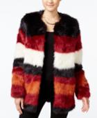 Jessica Simpson Rocky Faux-fur Colorblocked Jacket