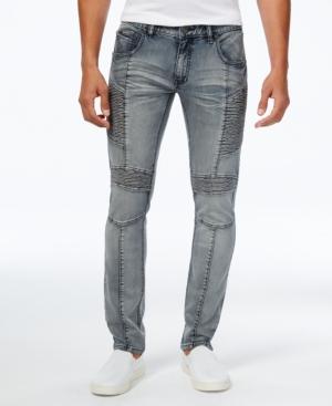 Inc International Concepts Men's Skinny-leg Moto Jeans, Only At Macy's
