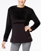 Jessica Simpson The Warm Up Juniors' Fleece-panel Sweatshirt