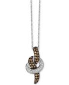 Le Vian Chocolatier Diamond Pendant Necklace (1/2 Ct. T.w.) In 14k White Or Rose Gold