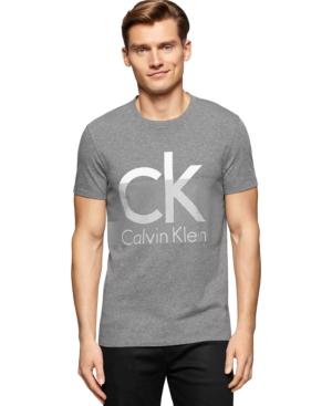 Calvin Klein Big And Tall Ck Graphic-print Logo T-shirt