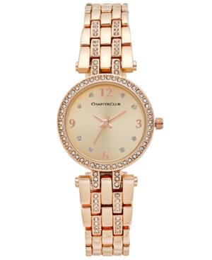 Charter Club Women's Pave Bracelet Watch 28mm, Created For Macy'