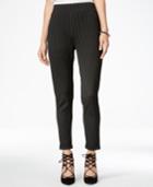 Material Girl Juniors' Pull-on Pinstriped Skinny Pants, Only At Macy's