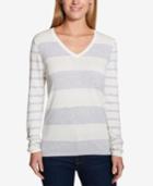 Tommy Hilfiger Striped Sweater, Created For Macy's