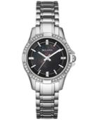 Bulova Women's Stainless Steel Bracelet Watch 30mm 96l214