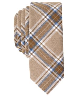 Original Penguin Men's Inversion Plaid Skinny Tie