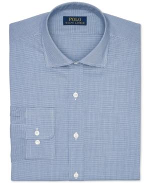 Polo Ralph Lauren Blue Small Check Dress Shirt