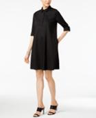 Alfani Roll-tab Shirtdress, Only At Macy's