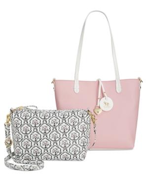 Emma Fox Savannah 2-in-1 Leather Tote And Convertible Crossbody
