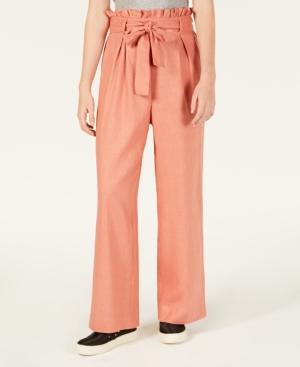 Material Girl Juniors' Tie-waist Palazzo Pants, Created For Macy's