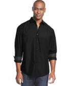 Alfani Big And Tall Verve Iridescent Shirt