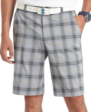 Izod Golf Zero To Sixty Plaid Shorts