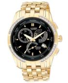 Citizen Men's Calibre 8700 Eco-drive Diamond Accent Gold-tone Stainless Steel Bracelet Watch 39mm Bl8042-54e