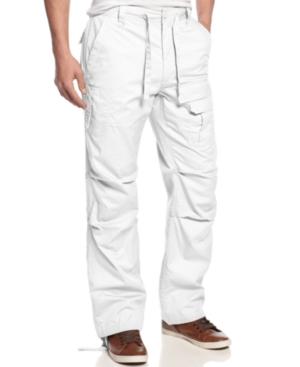 Sean John Big And Tall Pants, Pleat Pocket Flight Cargo Pants
