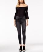 Joe's Charlie Embroidered Ankle Skinny Jeans