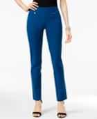 Alfani Hardware-detail Slim Pants, Created For Macy's