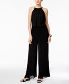 Thalia Sodi Chiffon Pleated Halter Jumpsuit, Only At Macy's